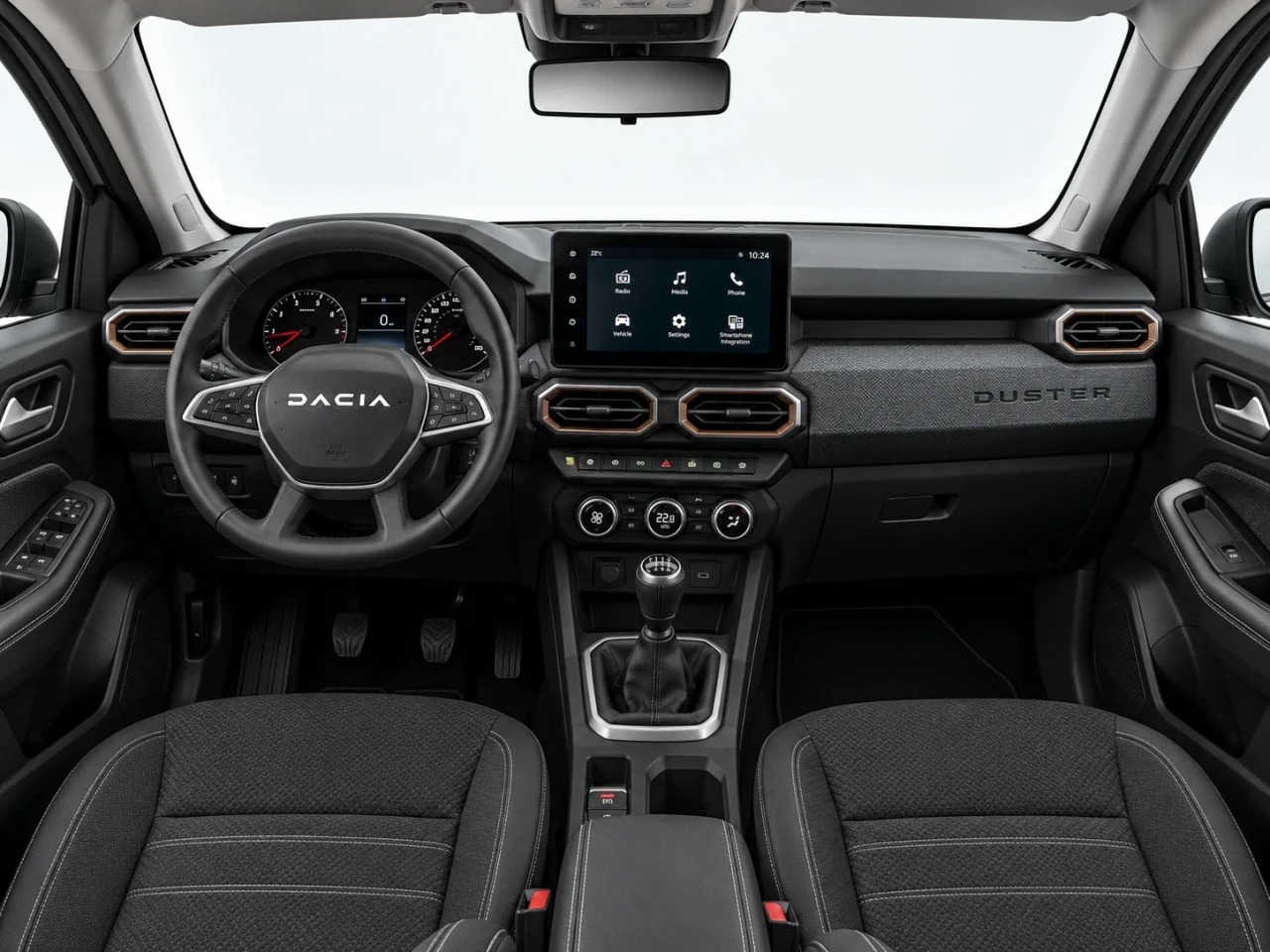 Dacia Duster kokpit görünümü