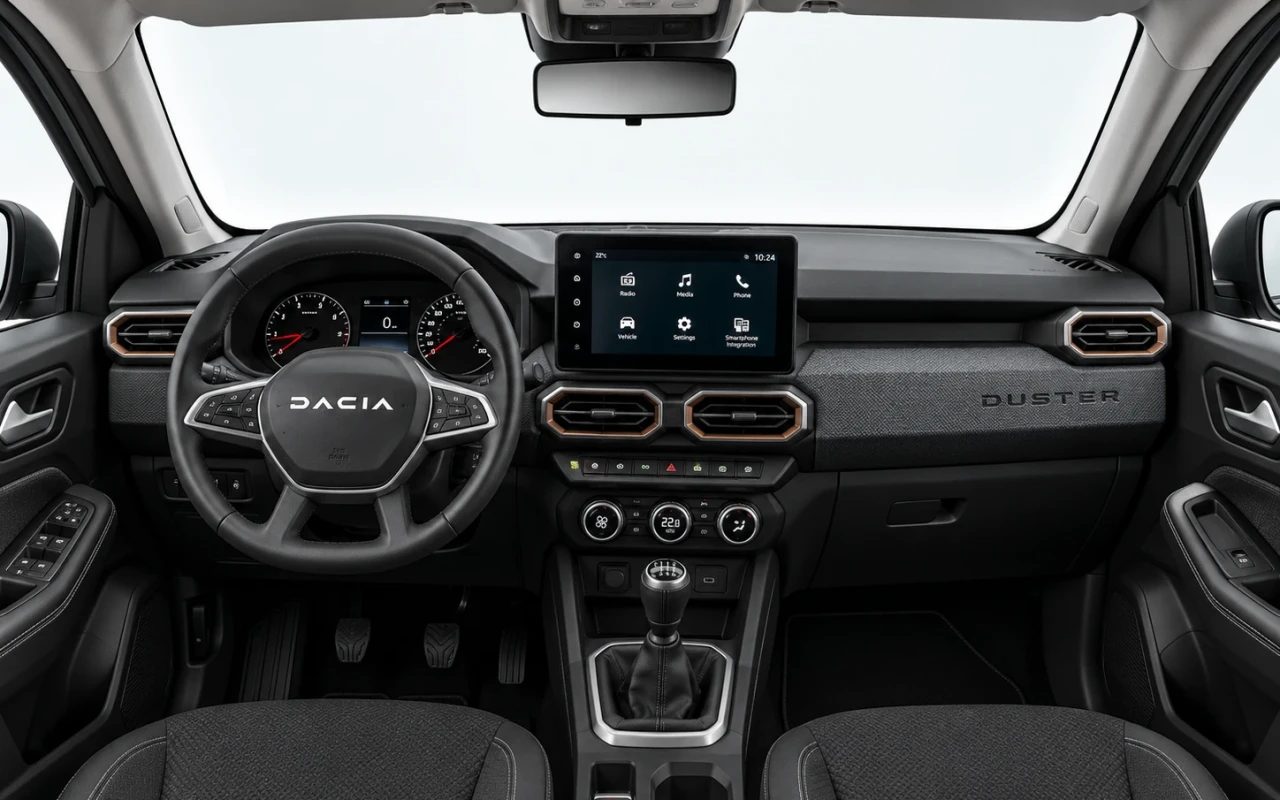 Dacia Duster kokpit görünümü