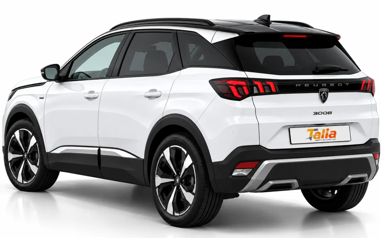 Peugeot 3008 Antalya arka yan görünüm