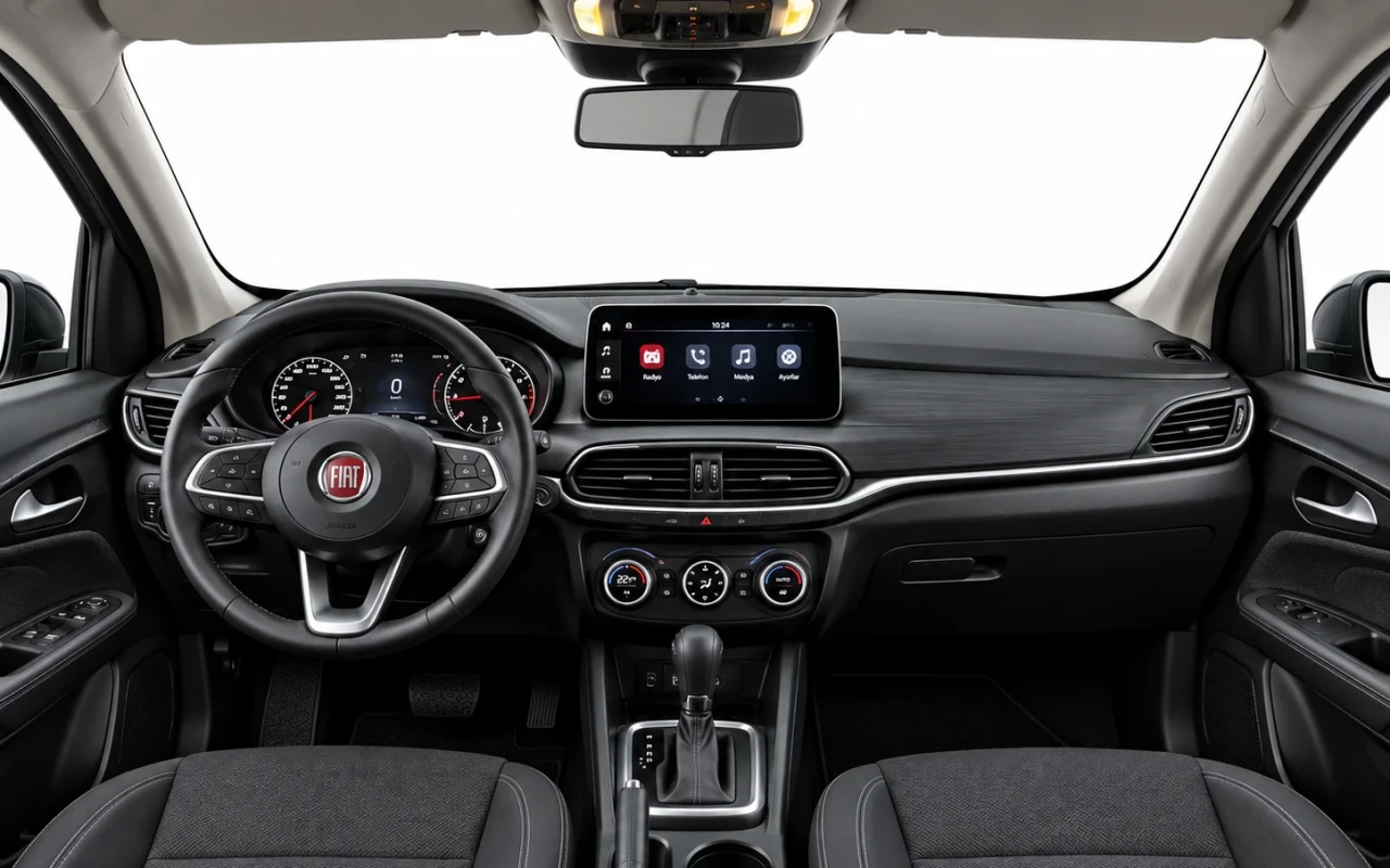 Fiat Egea Otomatik kokpit görünümü