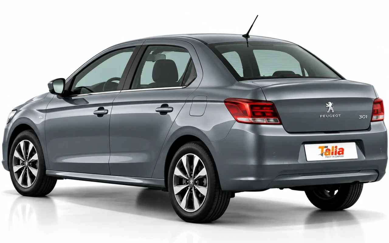 Peugeot 301 sedan Antalya arka görünüm